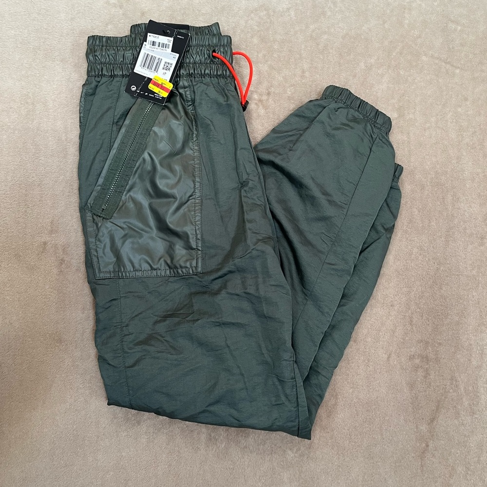 Nike Army Green Windbreaker Pants